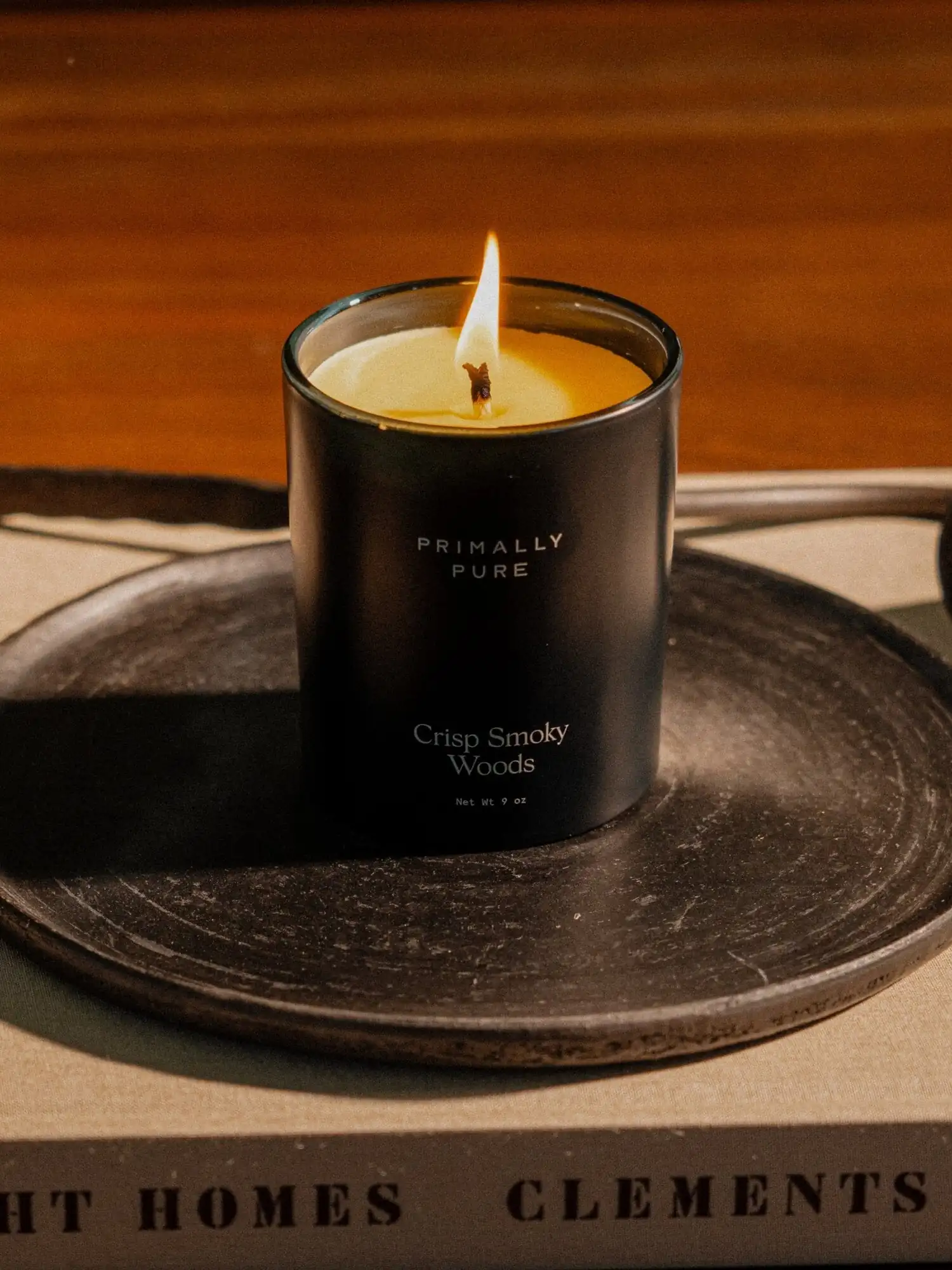 Crisp Smoky Woods Candle - Image 3