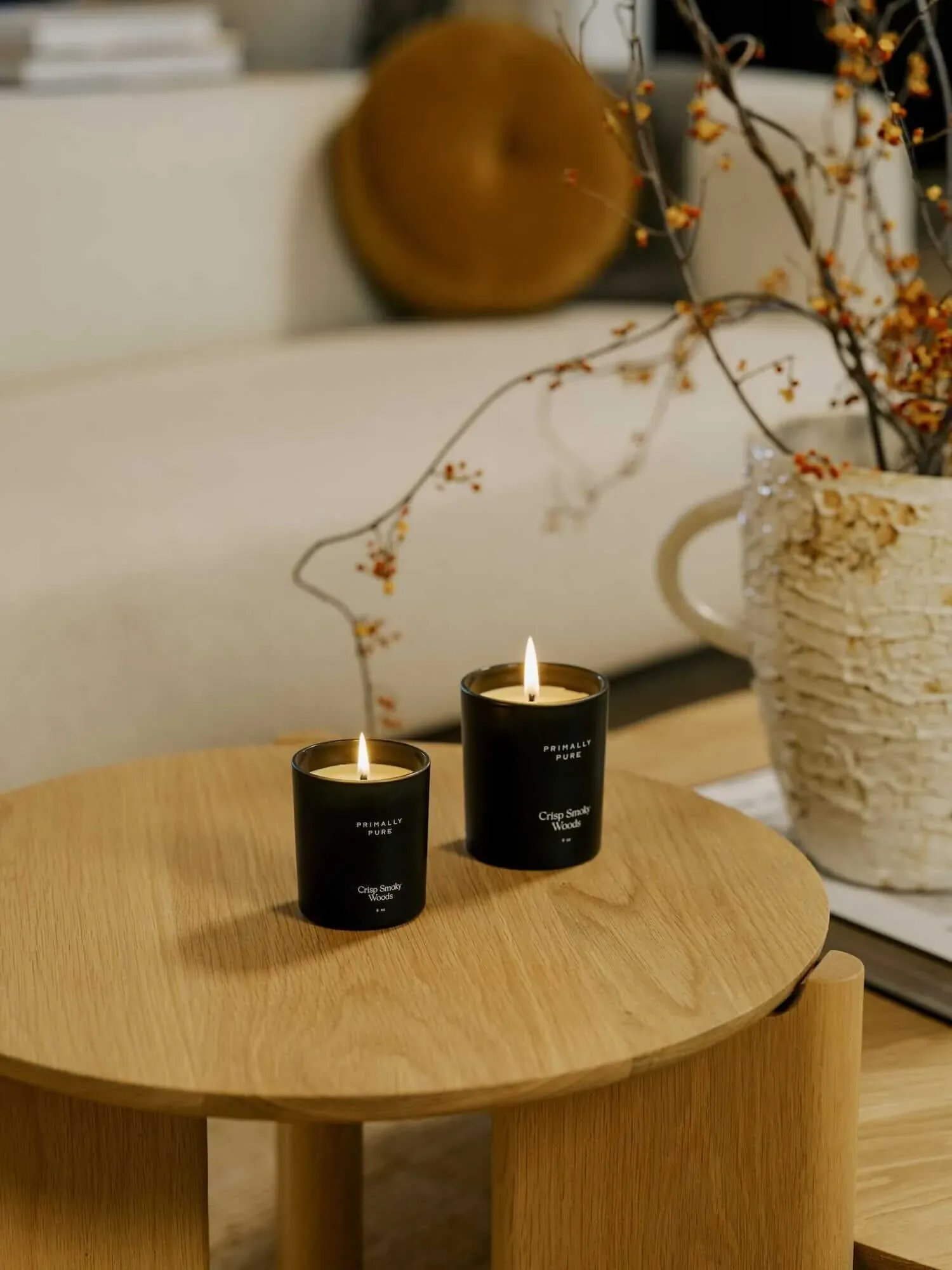 Crisp Smoky Woods Candle (Standard) - Image 2